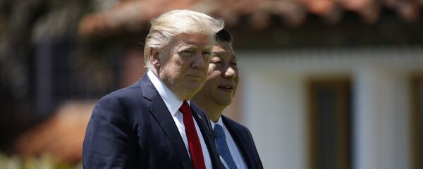 Председник САД Доналд Трамп и председник Кине Си Ђинпинг Председник САД Доналд Трамп и председник Кине Си Ђинпинг - Sputnik Србија