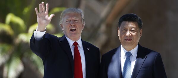 Председник САД Доналд Трамп и председник Кине Си Ђинпинг Председник САД Доналд Трамп и председник Кине Си Ђинпинг - Sputnik Србија