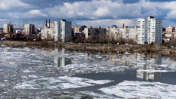 Лед на реци Иртиш у Омску - Sputnik Србија