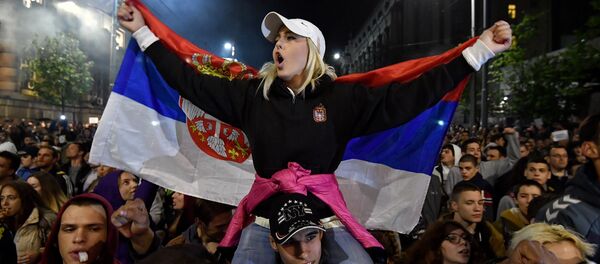 Protest u Beogradu - Sputnik Srbija