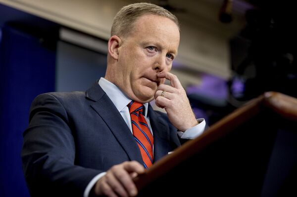 Portparol Bele kuće Šon Spajser Portparol Bele kuće Šon Spajser - Sputnik Srbija