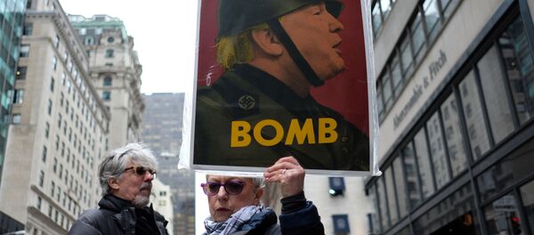 Протести у Њујорку против Доналда Трампа - Sputnik Србија