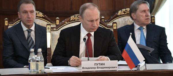 Владимир Путин на седници Вишег Евроазијског економског савета - Sputnik Србија