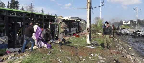 Теростички напад на колону избеглица у Алепу - Sputnik Србија