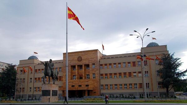 Zgrada Makedonskog parlamenta u Skoplju - Sputnik Srbija