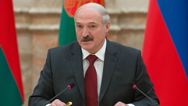 Predsednik Belorusije Aleksandar Lukašenko tokom zasedanja Visokog državnog saveta Savezne države Rusije i Belorusije u Minsku - Sputnik Srbija