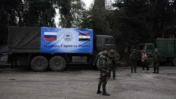 Руски и сиријски војници - Sputnik Србија