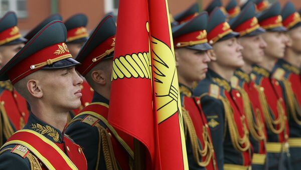 Pripadnici počasne garde Vojske Rusije - Sputnik Srbija