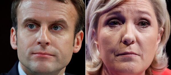 Емануел Макрон и Марин ле Пен - Sputnik Србија