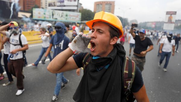 Sa protesta u Venecueli - Sputnik Srbija