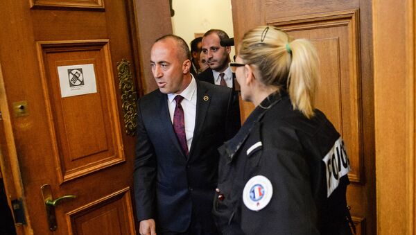 Ramuš Haradinaj u francuskoj sudnici - Sputnik Srbija