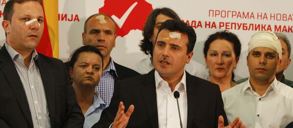 Зоран Заев на конференцији за новинаре - Sputnik Србија