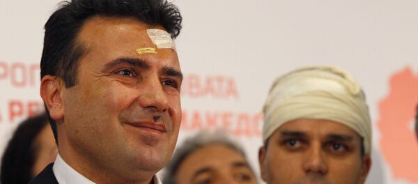 Zoran Zaev na konferenciji za novinare - Sputnik Srbija