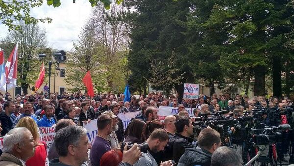 Црна гора, протест - Sputnik Србија