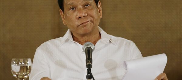 Председник Филипина Родриго Дутерте на конференцији за медије у Манили - Sputnik Србија