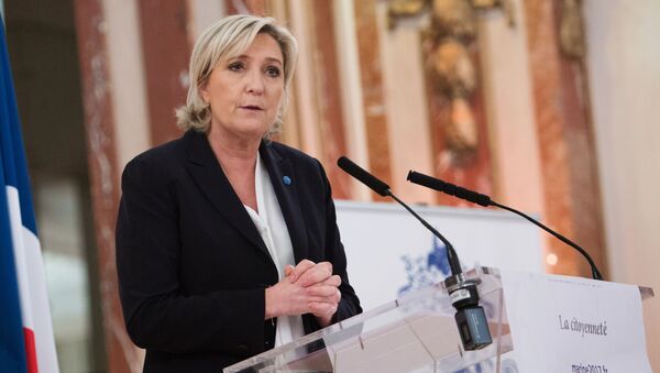 Liderka Nacionalnog fronta Francuske Marin Le Pen - Sputnik Srbija