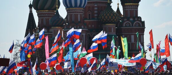 Првомајска шетња у Москви - Sputnik Србија