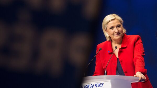 Kandidat za predsednika Francuske Marin le Pen - Sputnik Srbija
