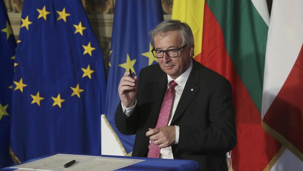 Predsednik Evropske komisije Žan-Klod Junker na sastanku lidera EU u Rimu - Sputnik Srbija