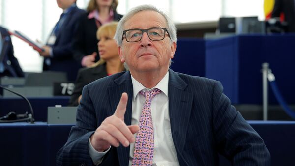 Predsednik Evropske komisije Žan-Klod Junker na debati o budućnosti EU - Sputnik Srbija