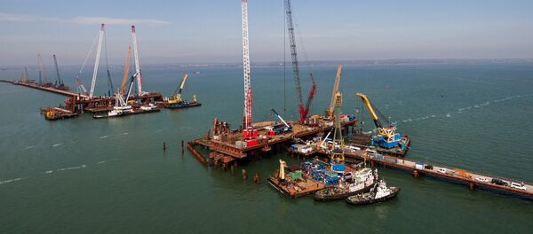 Изградња Кримског моста Изградња Кримског моста - Sputnik Србија