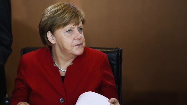 Nemačka kancelarka Angela Merkel na sastanku kabineta u Berlinu - Sputnik Srbija