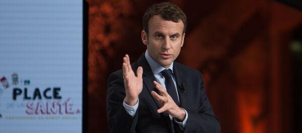 Кандидат за председника Француске Емануел Макрон Кандидат за председника Француске Емануел Макрон - Sputnik Србија