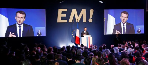 Кандидат за председника Француске Емануел Макрон - Sputnik Србија