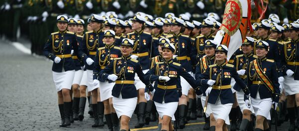 Војна парада у Москви поводом 72. годишњице победе у Великом отаџбинском рату, на Дан победе, 9. мај 2017. - Sputnik Србија