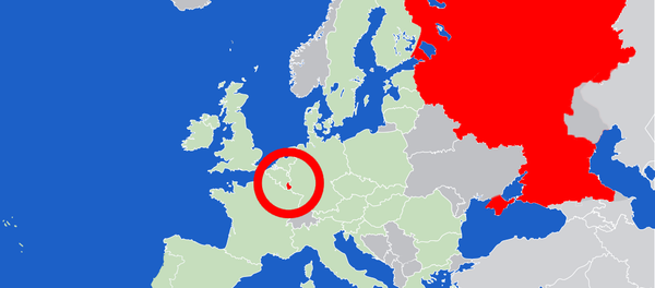 Луксембург, на карти Европе - Sputnik Србија