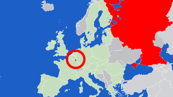 Луксембург, на карти Европе - Sputnik Србија