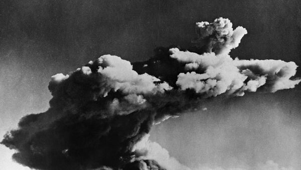 Testiranje prve britanske nuklearne bombe na arhipelagu Montebelo u Australiji, 3. oktobra 1952. - Sputnik Srbija