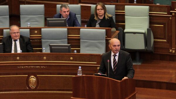 Isa Mustafa u parlamentu tzv. Kosova - Sputnik Srbija