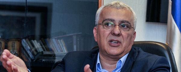 Lider opozicionog Demokratskog fronta Andrija Mandić - Sputnik Srbija