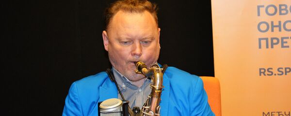 Руски саксофониста Олег Кирејев Руски саксофониста Олег Кирејев - Sputnik Србија