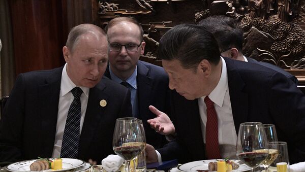 Predsednik Vladimir Putin i Si Đinping u Kini - Sputnik Srbija