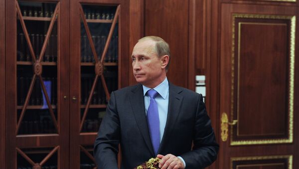 Председник Русије Владимир Путин у Кремљу - Sputnik Србија