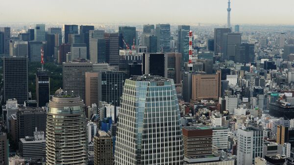 Panorama Tokija, glavnog grada jedne od najvećih ekonomskih sila sveta. - Sputnik Srbija