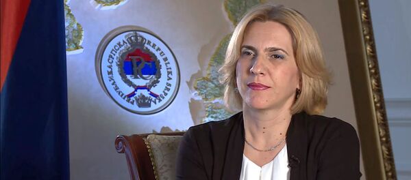 Жељка Цвијановић, председница Владе Републике Српске Жељка Цвијановић, председница Владе Републике Српске - Sputnik Србија