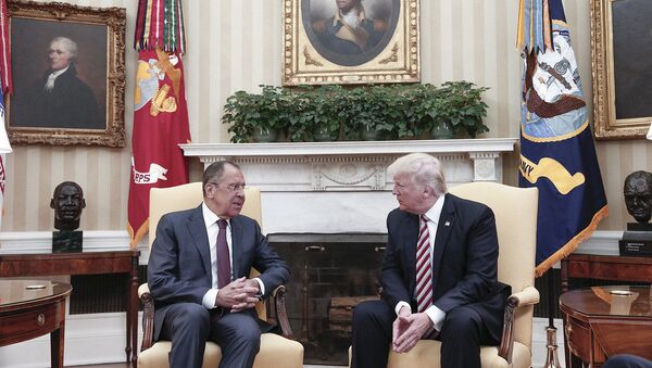 Sergej Lavrov i Donald Tramp u Vašingtonu - Sputnik Srbija