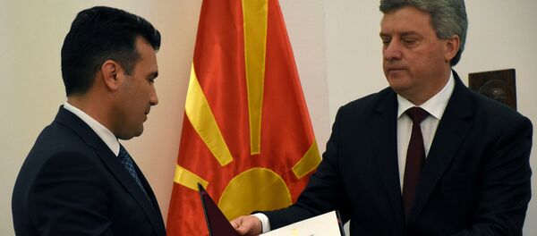 Ђорђе Иванов и Зоран Заев - Sputnik Србија