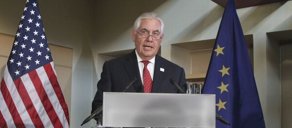 Амерички државни секретар Рекс Тилерсон на церемонији отварања Арктичког савета на Аљасци Амерички државни секретар Рекс Тилерсон на церемонији отварања Арктичког савета на Аљасци - Sputnik Србија