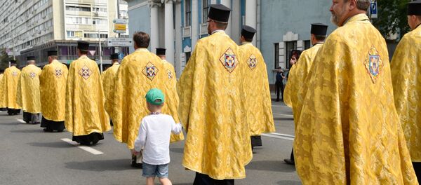 Свештенство Украјинске православне цркве у Кијеву - Sputnik Србија