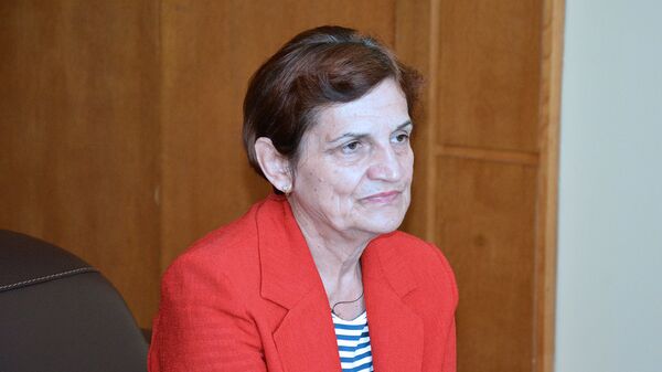 Danica Marinković istražni sudija Okružnog suda u Prištini 1999. godine rukovodila istragom slučaja u Račku.   - Sputnik Srbija