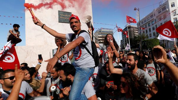 Protesti u Tunisu - Sputnik Srbija