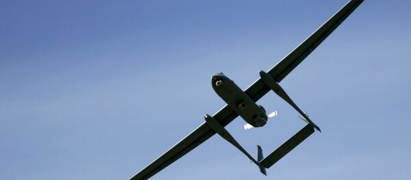 Bespilotna letelica izraelske vojske Heron u vojnoj bazi Palmahim u Izraelu - Sputnik Srbija