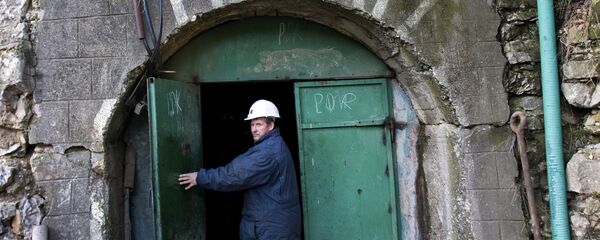 Rudari ispred rudnika Trepča - Sputnik Srbija