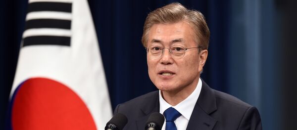 Predsednik Južne Koreje Mun Džae In - Sputnik Srbija