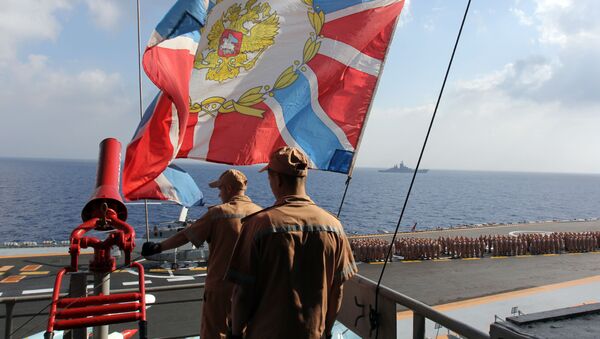 Mornari na Admiralu Kuznjecovu u Sredozemnom moru - Sputnik Srbija