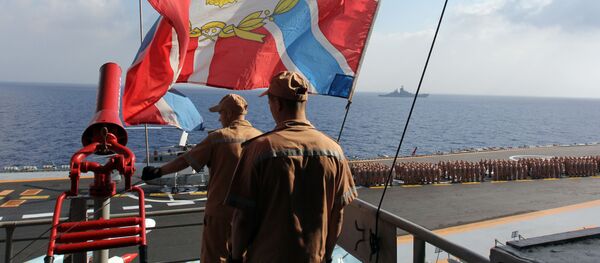 Морнари на Адмиралу Кузњецову у Средоземном мору - Sputnik Србија